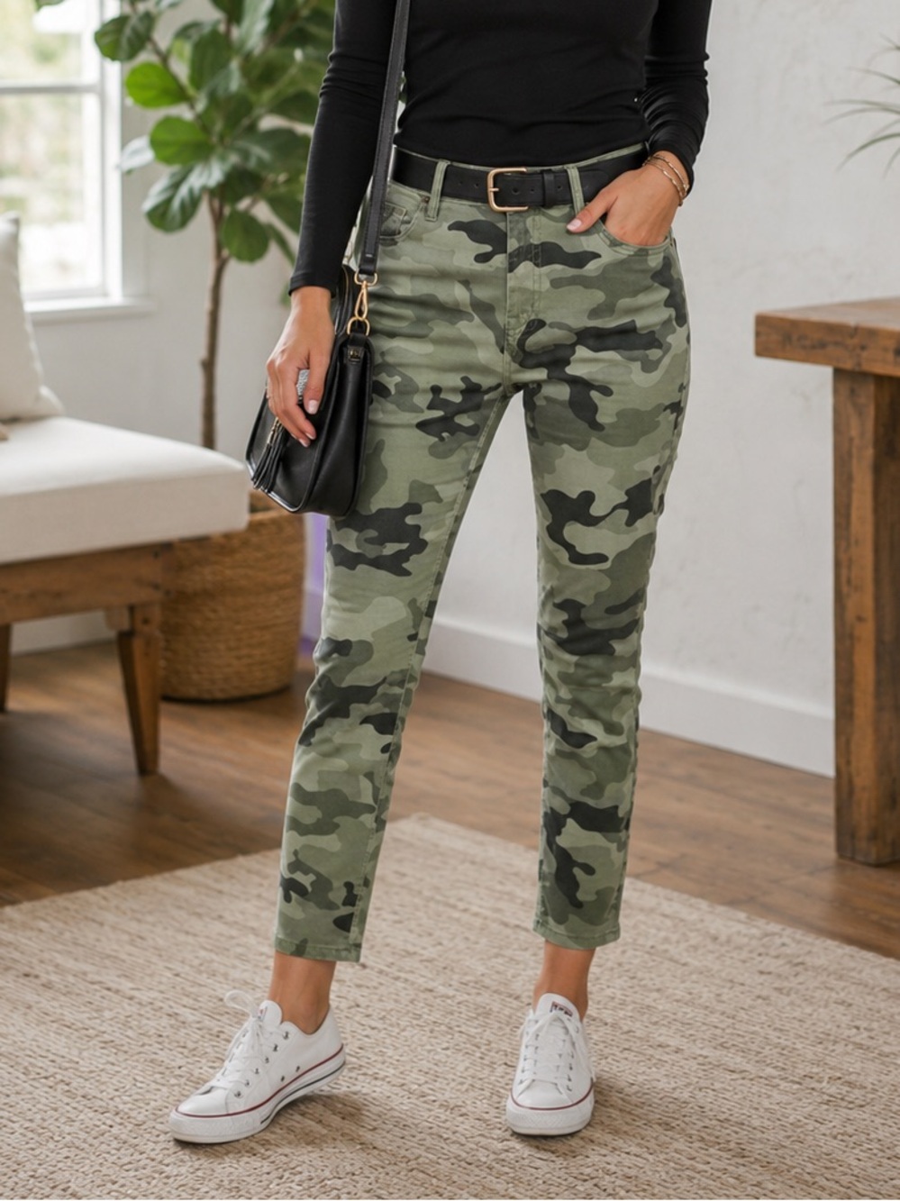 Nili Lotan- Camouflage Print Pants Size 4